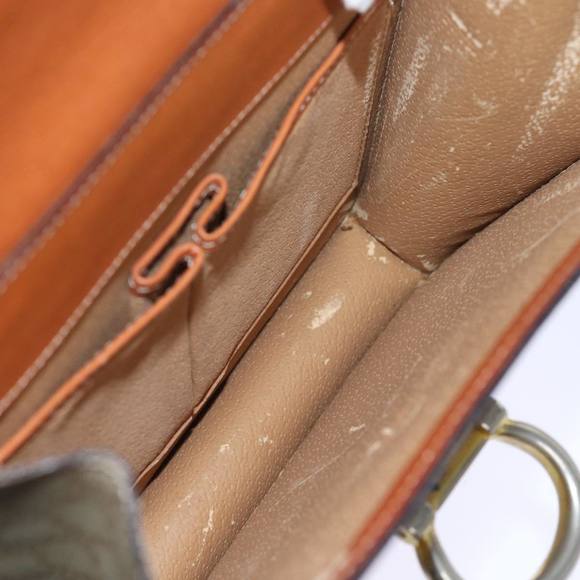 CELINE Macadam Canvas Hand Bag Beige Auth 73851 - Picture 11 of 16